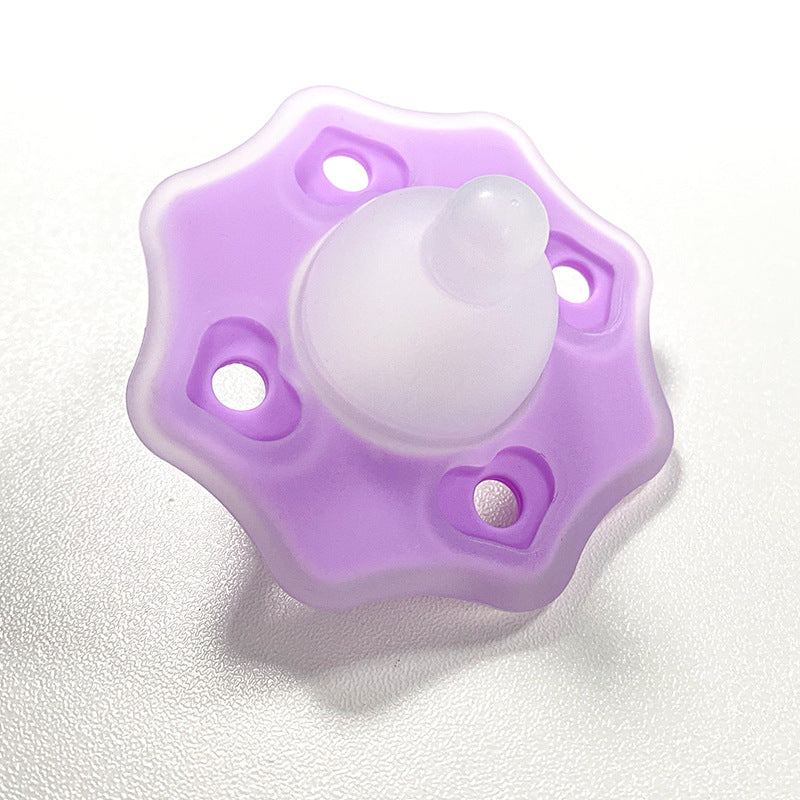 Wholesale Silicone Two-color Teether Pacifier